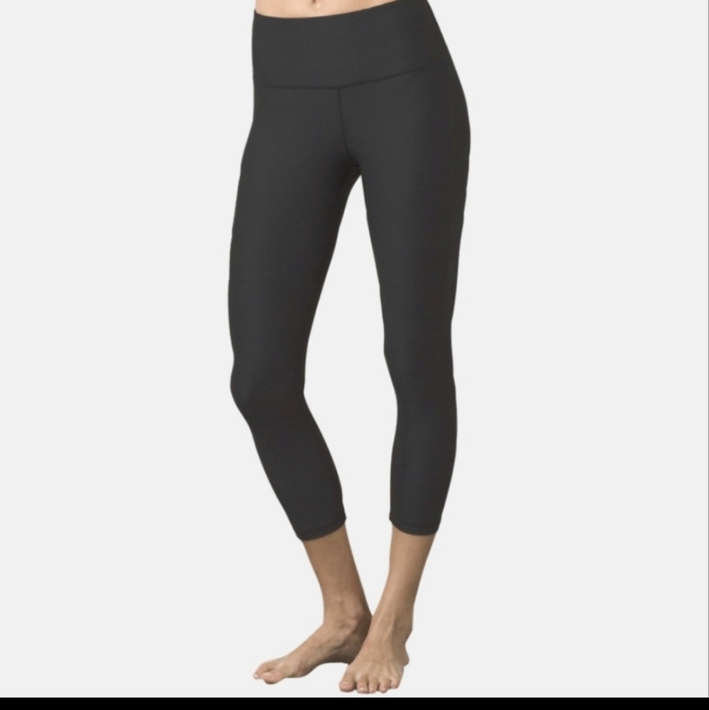 Prana Gray Misty Capri Leggings